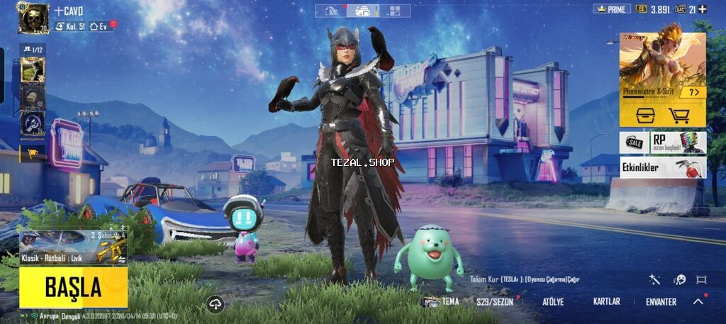 PUBG Mobile hesabı – zəngin kolleksiya və yüksək səviyyə - Səviyyə