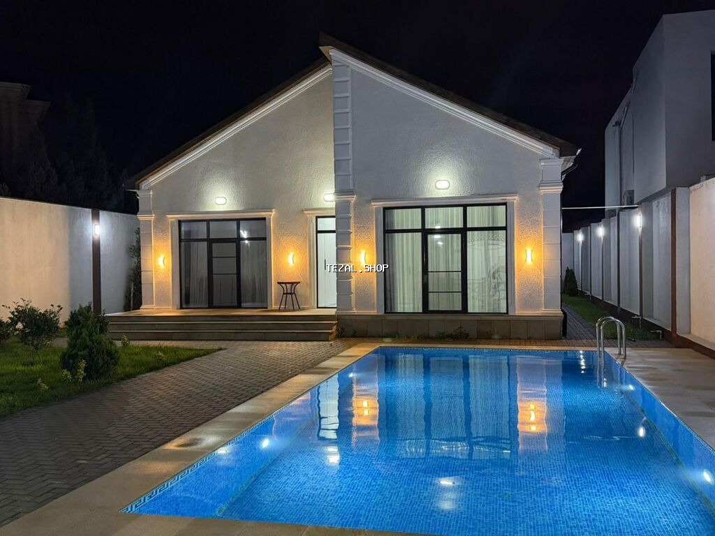 120 kv. m, 4 otaqlı, Hovuzlu, Kombi, Qaz, İşıq