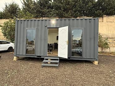 Ofis üçün yaşayış/konteyner modul - Metal karkaslı, dəniz konteyner - şəkil 2