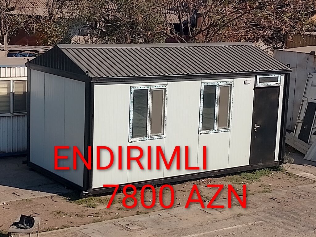 - Hazir Fermali Sendvic Panel Ofis Konteyner ✅ - Umumi olcu 6 x 3 🔥