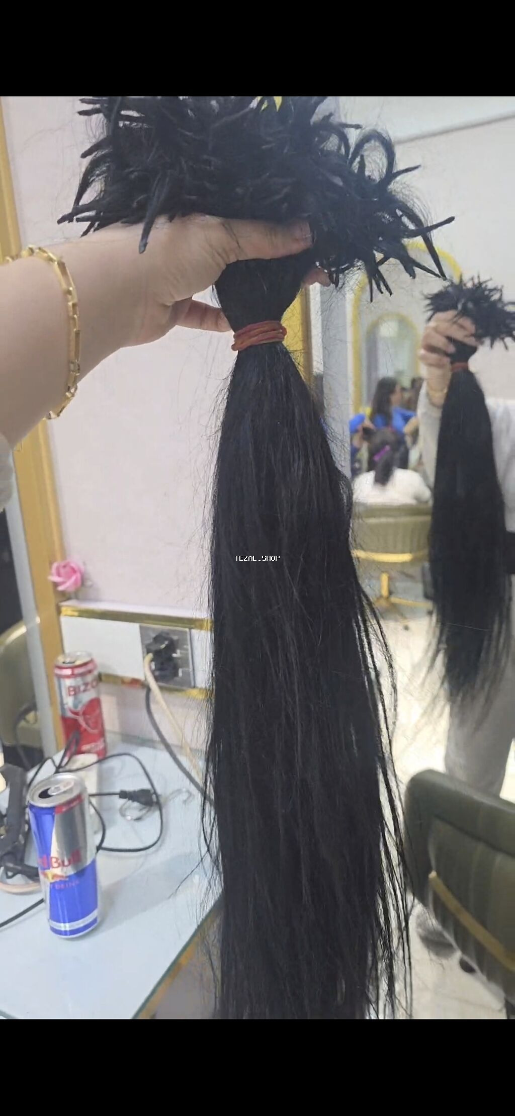 Qaynaq saçlar, Təbii, İşlənmiş