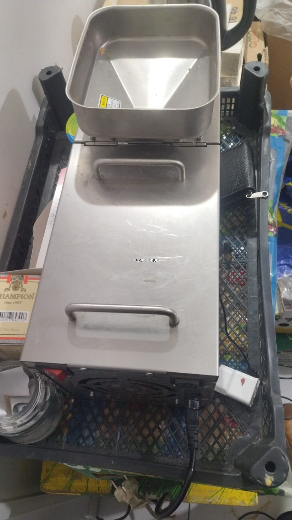 Paslanmayan poladdan elektrikli yağ çıxarma aparatı - İstifadə