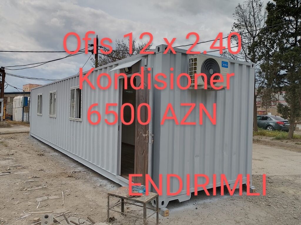 ✅- 12 x 2.40 olcude,Endirimli qiymet elave 45 kv kondisioner,tek otaq