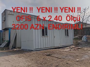 🔥🔥🔥🔥🔥 ENDIRIMLI 🔥🔥🔥🔥🔥 ✅- Yeni Ofis Metalkonstruksiya 6 x 2.40 olcu - şəkil 2