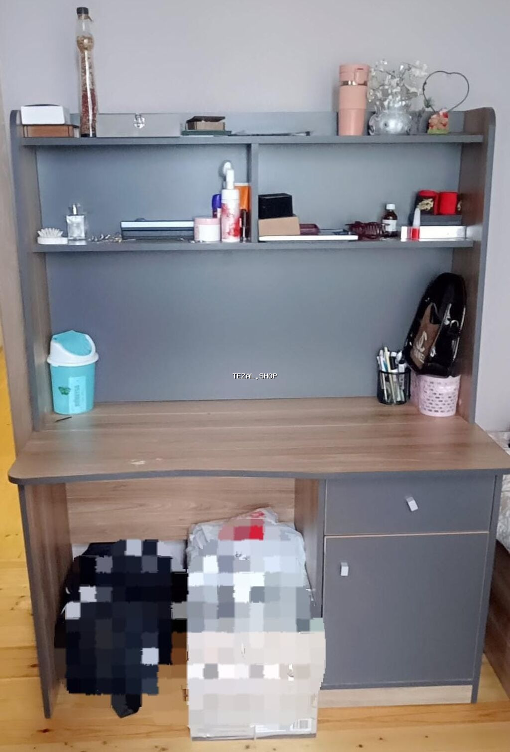 Düz masa, Polkalı, Siyirməli, Azərbaycan, Sadə laminat, Zəmanətli, Kredit yoxdur