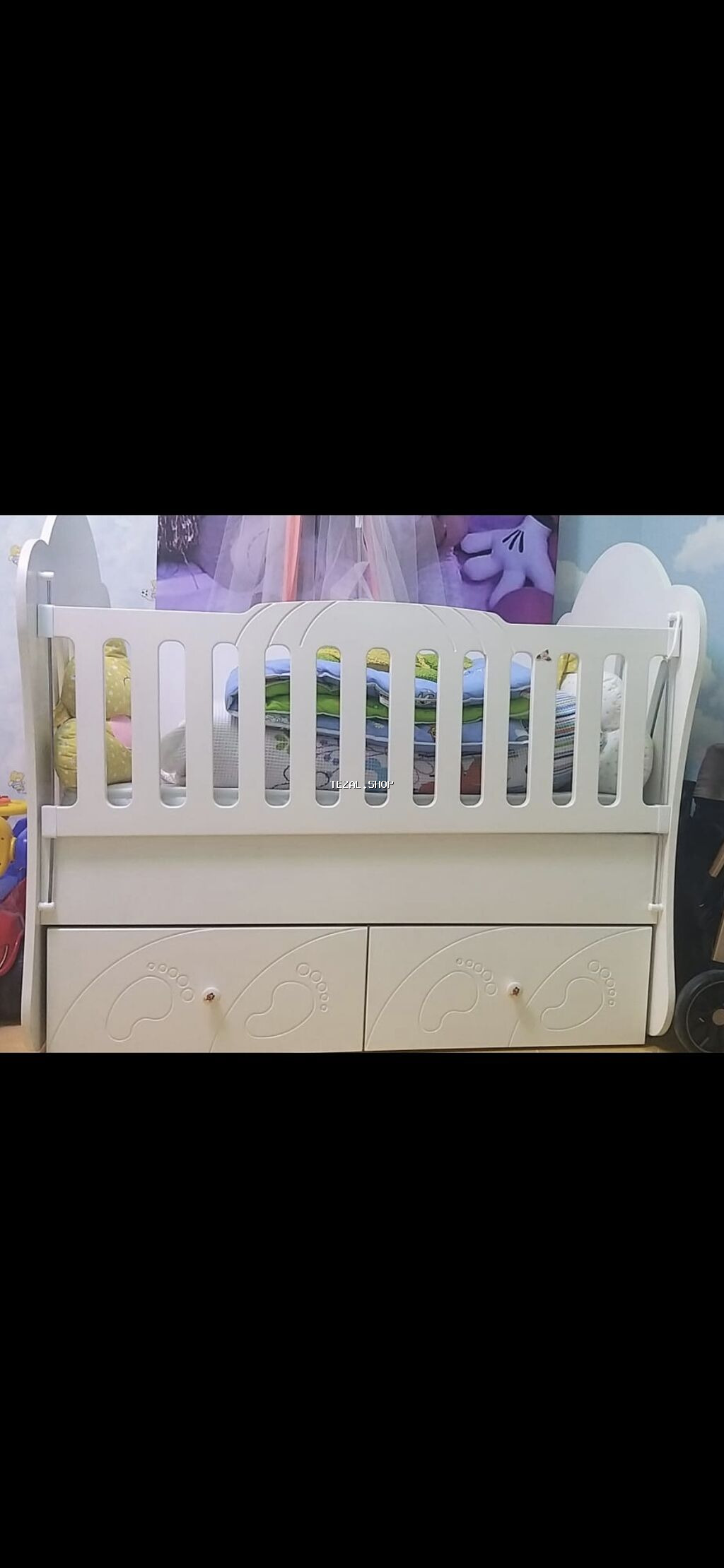 Oğlan və qız üçün, Dördbucaq, Beşik, Yellənmə mexanizmsiz