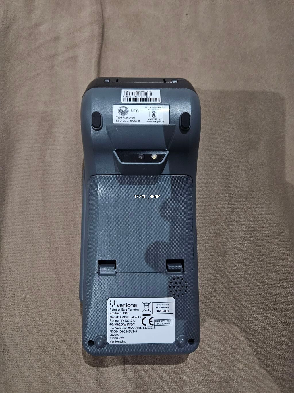 Verifone X990 POS terminali və kassa bir erdə . - Model: Verifone - şəkil 2