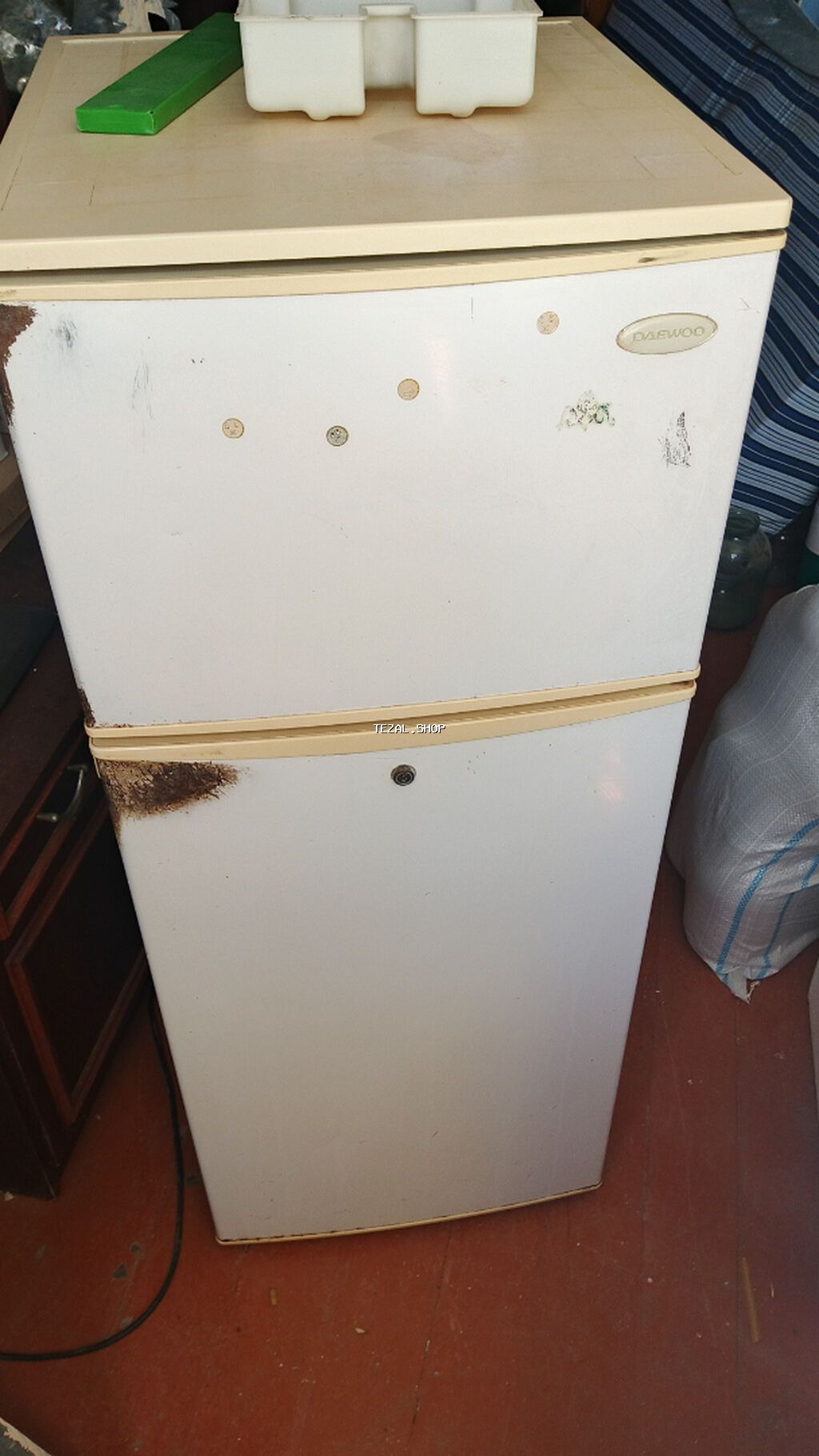 İşlənmiş 2 qapılı Daewoo Soyuducu Satılır, rəng - Ağ