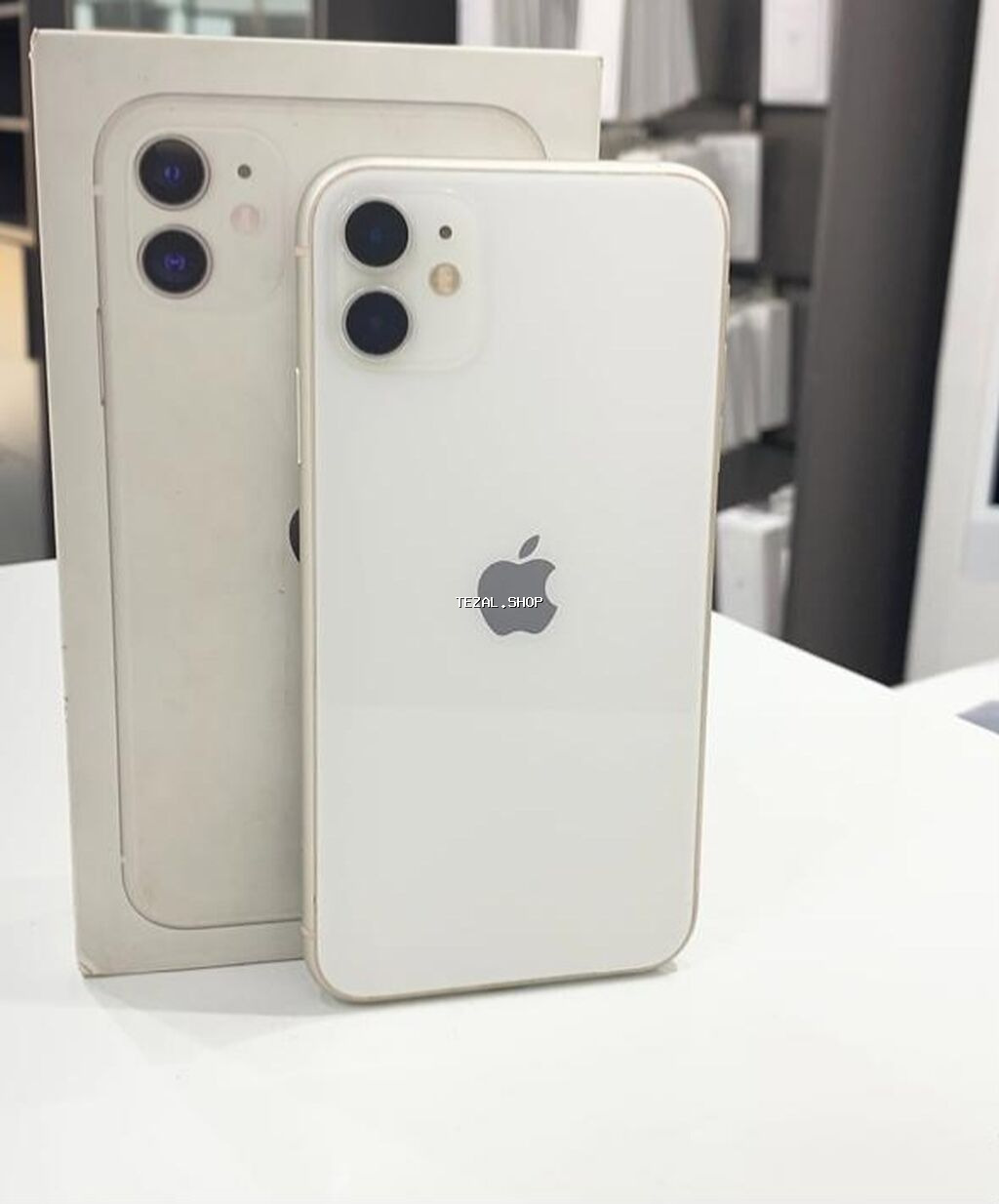 IPhone 11, 128 GB, Ağ, Zəmanət, Kredit, Face ID
