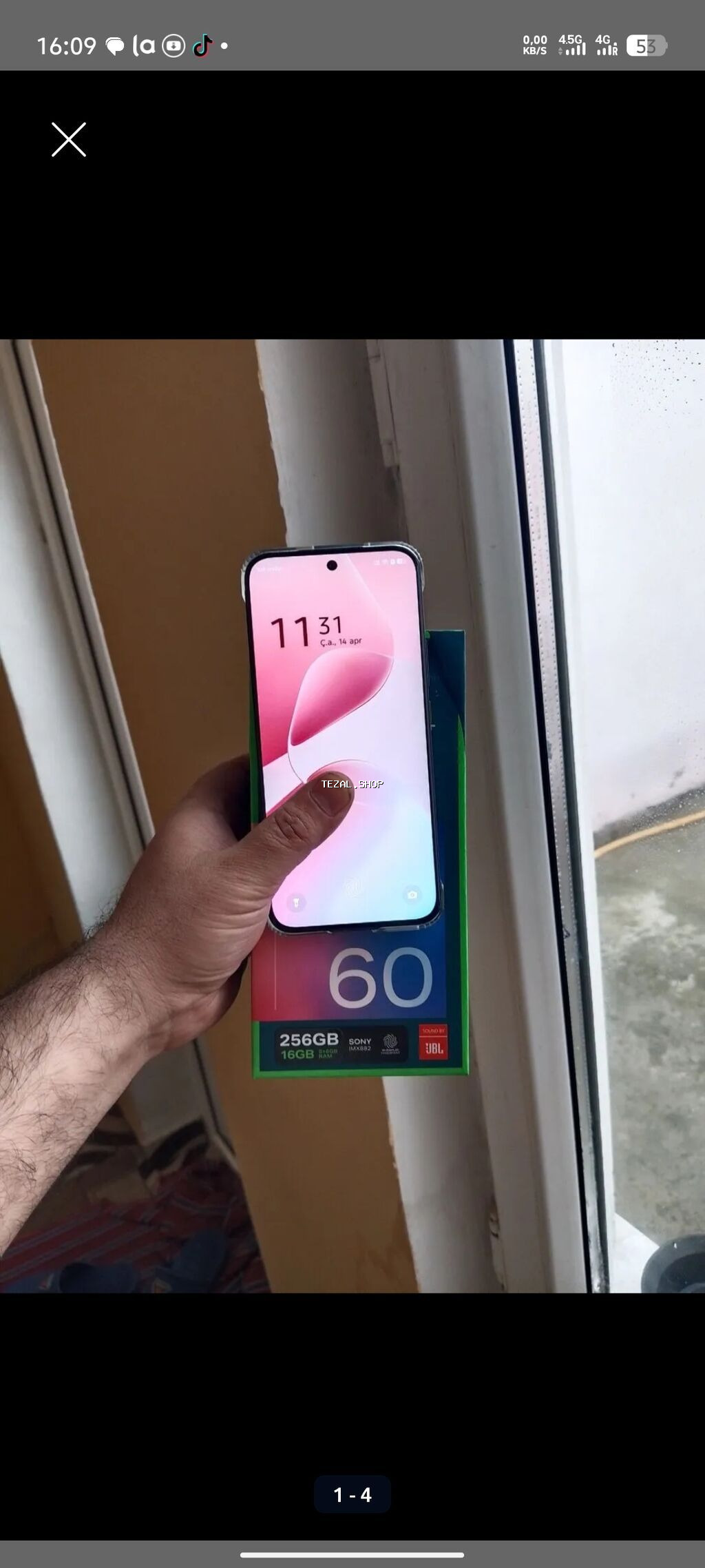 Infinix Hot 60 Pro+, 256 GB, rəng - Boz, Face ID