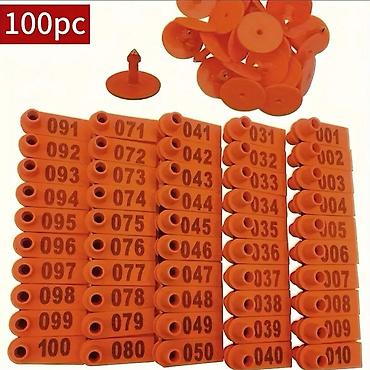 Məhsul: Nömrəli qulaq birkaları dəsti (1–100) Təsvir: - Ferma - şəkil 3