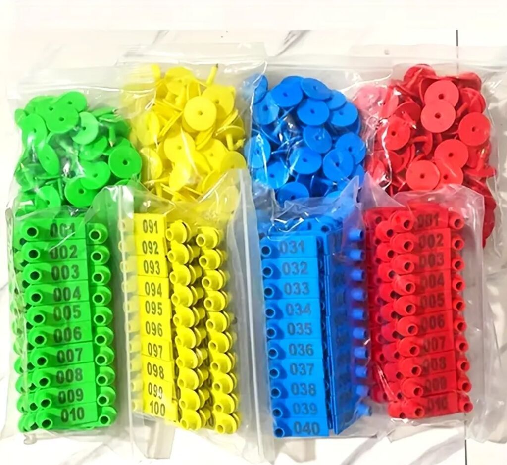 Məhsul: Nömrəli qulaq birkaları dəsti (1–100) Təsvir: - Ferma