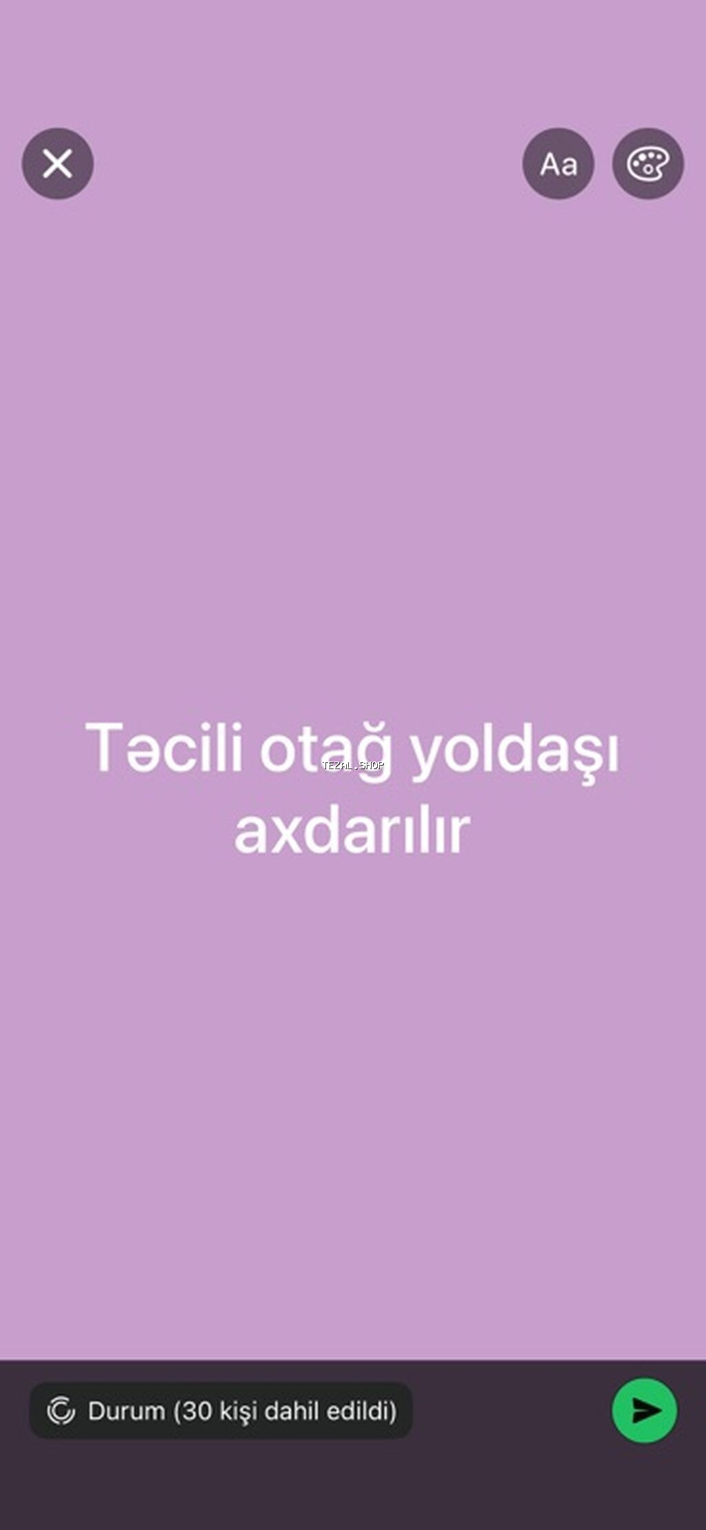 Xidmət: Otaq yoldaşı axtarılır Təsvir: - Təcili olaraq mövcud