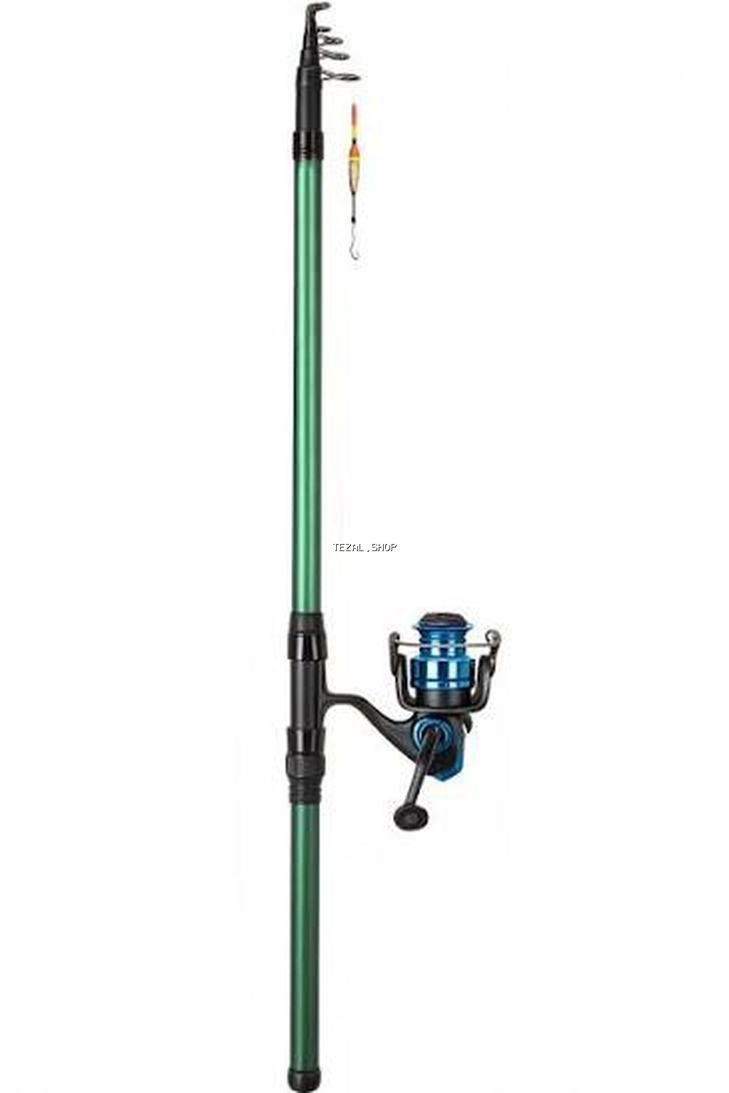 Teleskopik balıq ovu dəsti - Uzadıla bilən teleskopik qamış: yığcam