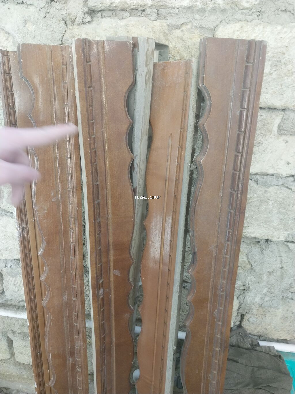 Perde karnizleri satilir uzunlugu 1.50 dir cemi 6 ededir hamisi bir - şəkil 2