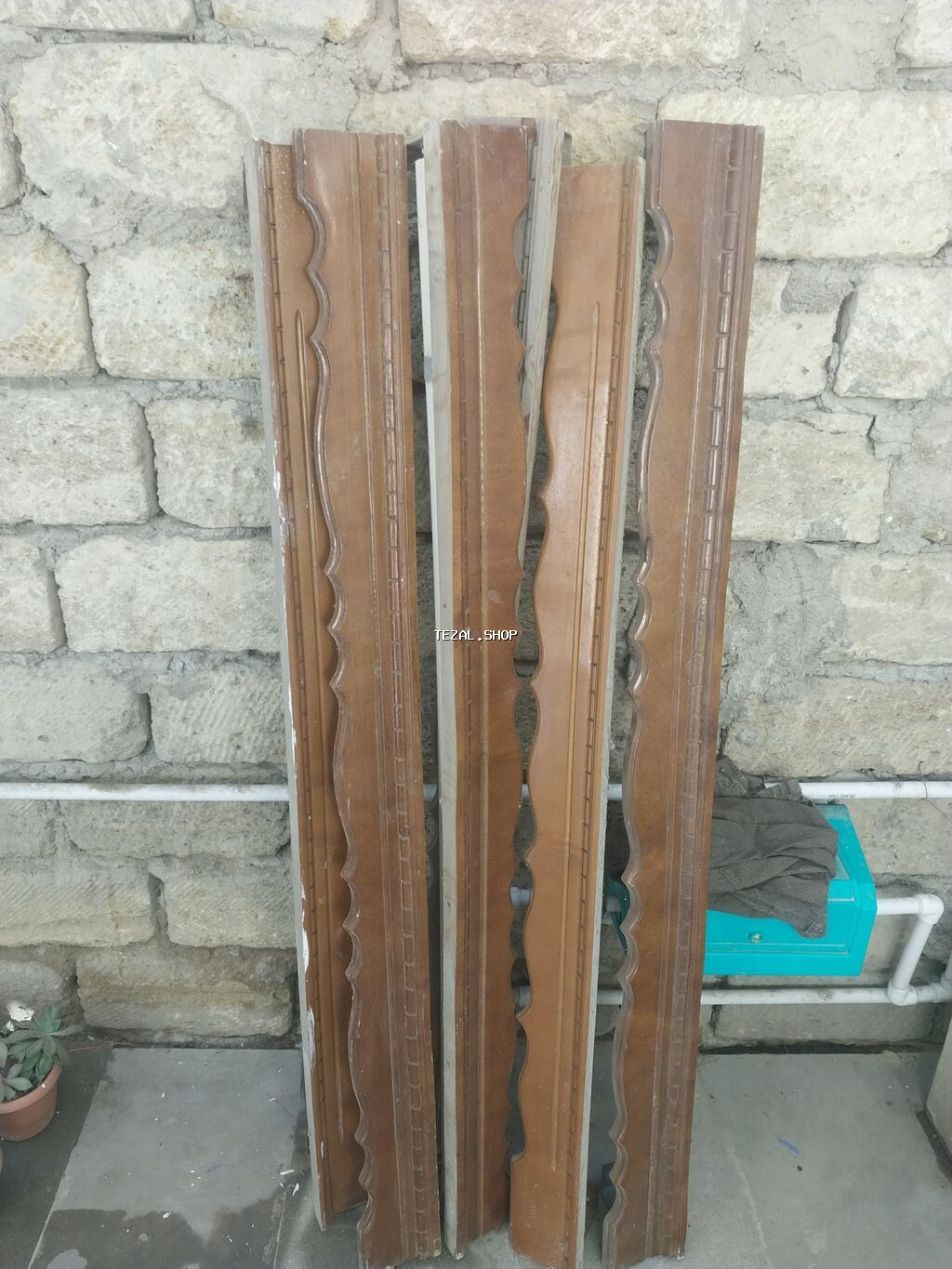 Perde karnizleri satilir uzunlugu 1.50 dir cemi 6 ededir hamisi bir - şəkil 3