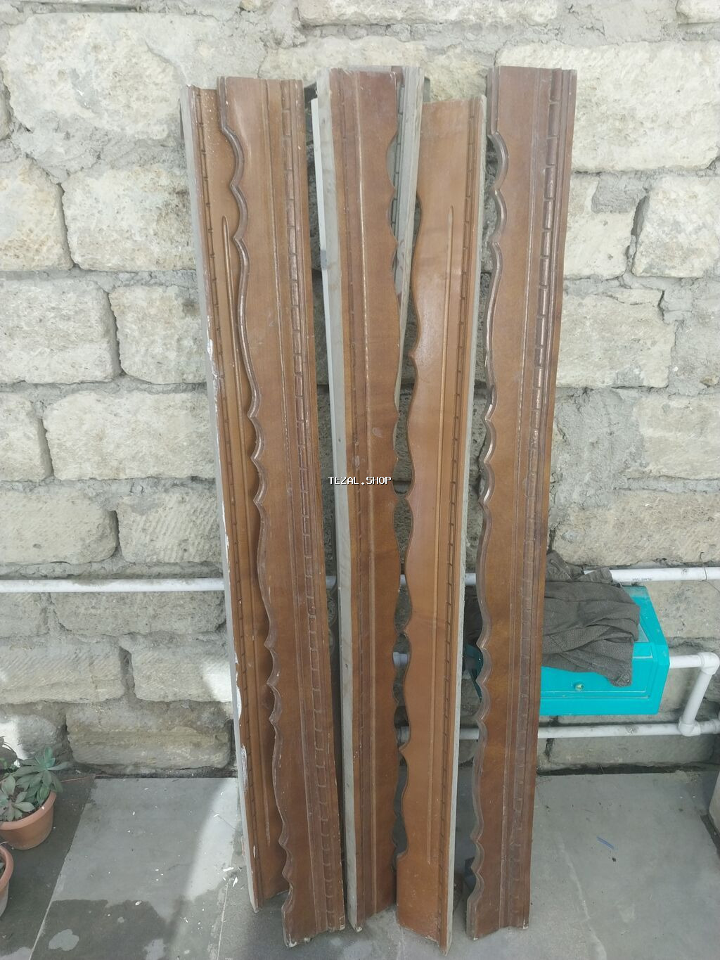 Perde karnizleri satilir uzunlugu 1.50 dir cemi 6 ededir hamisi bir - şəkil 4