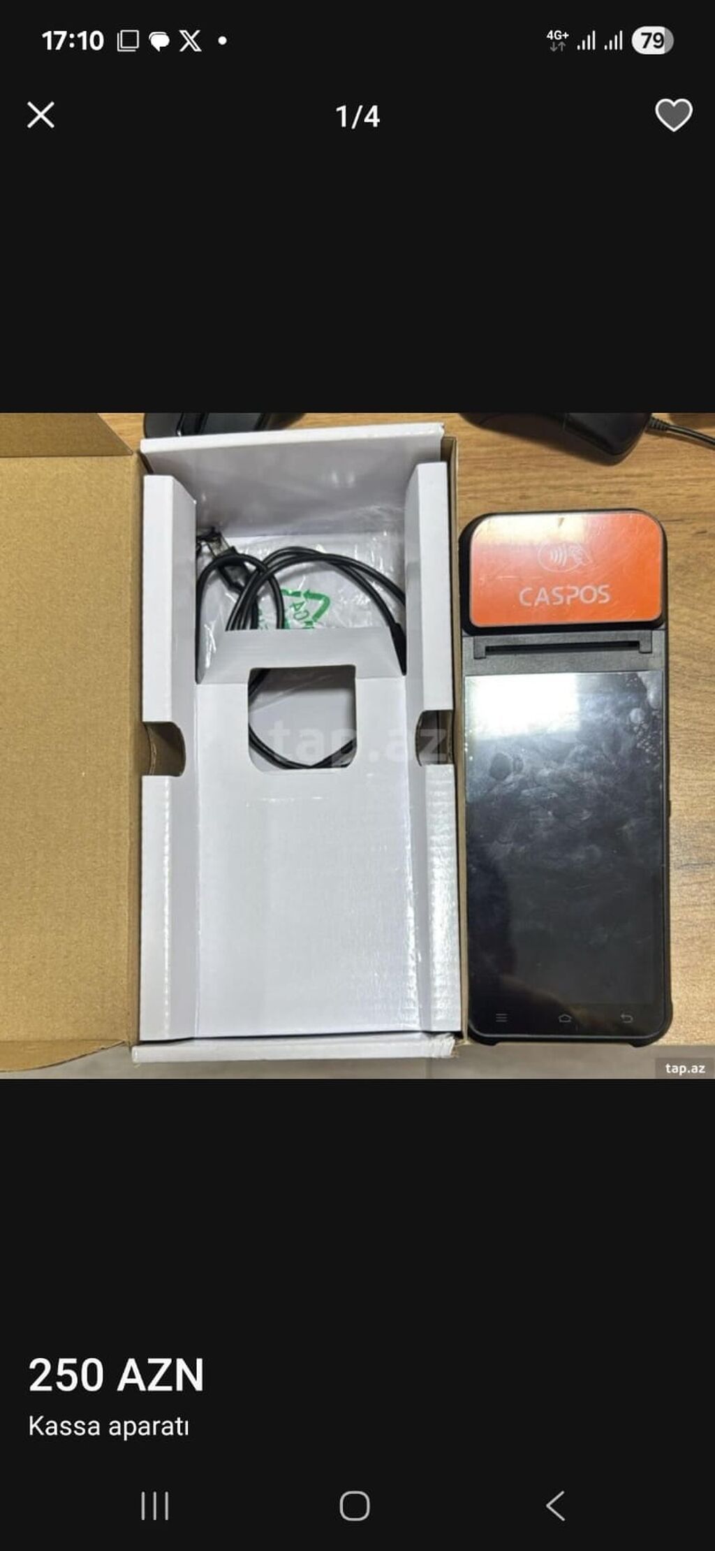 CASPOS portativ kassa aparatı - All-in-one həll: satışların uçotu