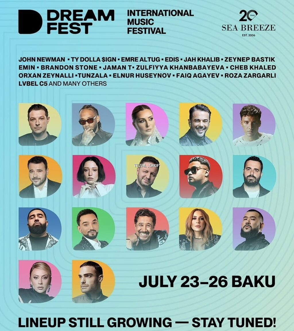 Dream fest biletleri satilir ayin 25 iyul (2 eded kegizli bilet)