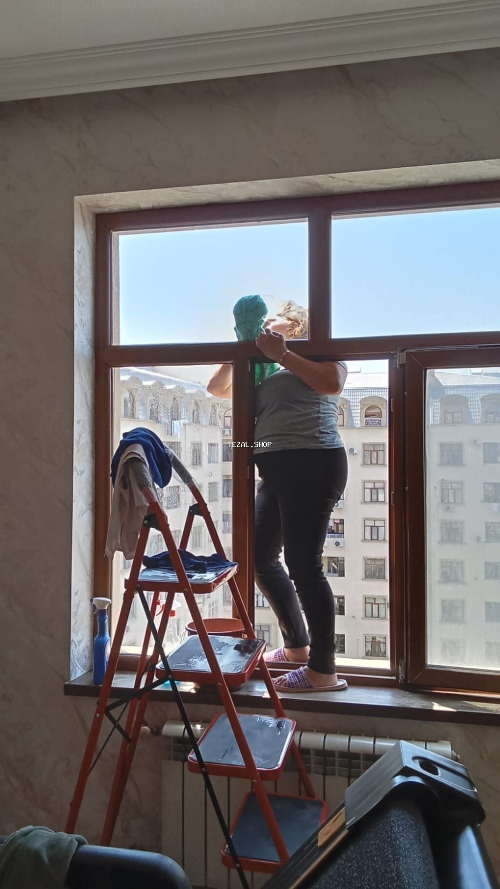 Təmizlik | Kafe, mağazalar, Həyətlər, Ofislər | Gündəlik təmizlik, Təmirdən sonra təmizlik, Pəncərələrin, fasadların yuyulması - şəkil 5