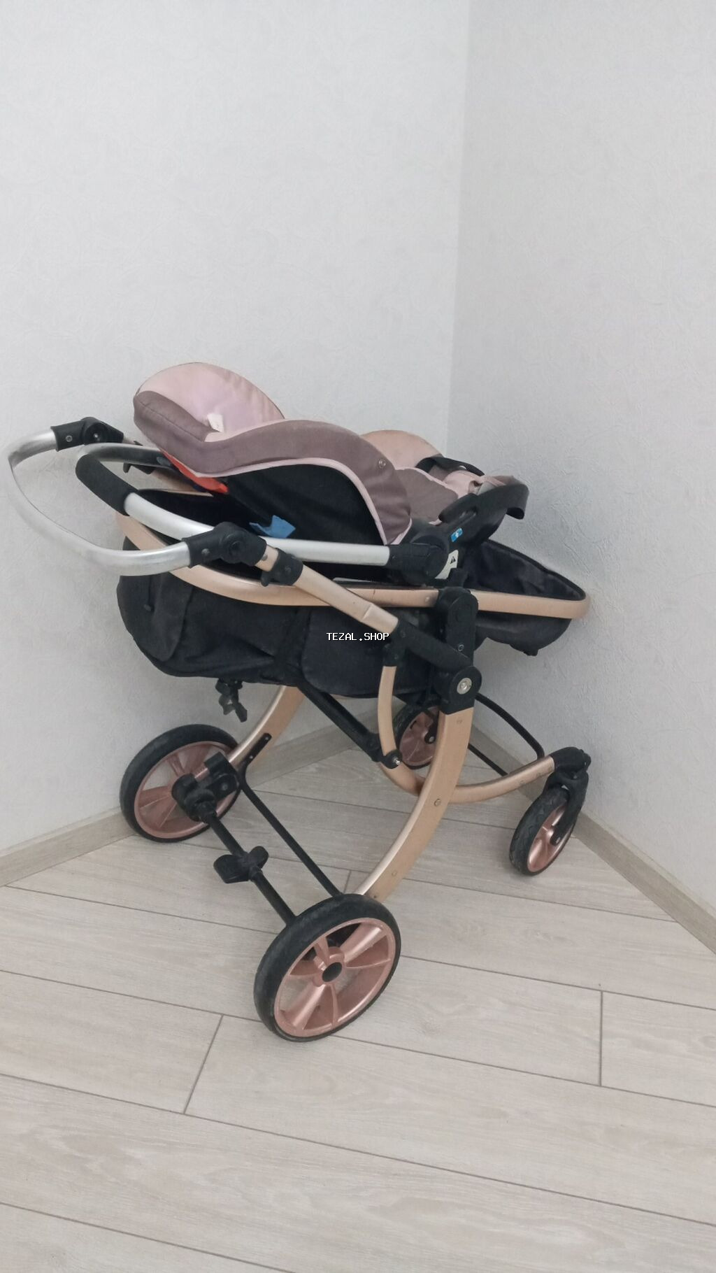 Çıxarıla bilən beşikli araba, Kidilo, Yaş: <1 ay