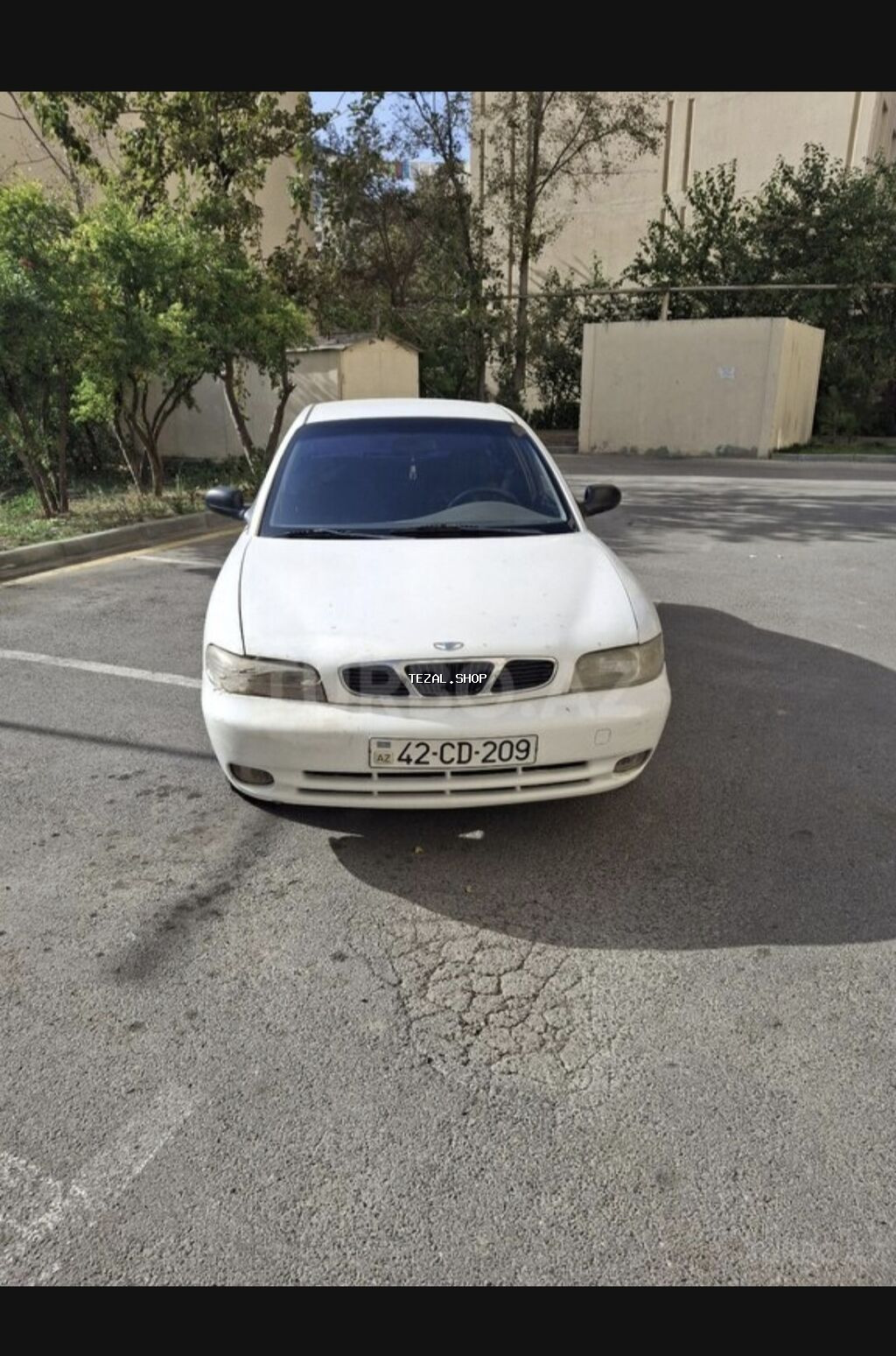 Daewoo Nubira sedan – . Tecili. son qiymetdi . ağ rəng Texniki