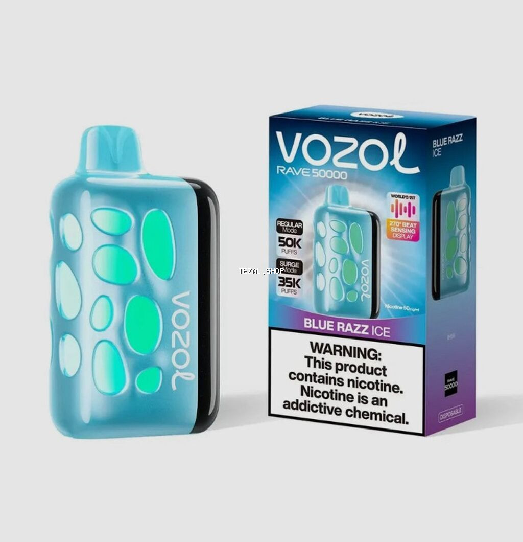 Ancaq Whatsapp.! 077-721-43-50 Vozol Rave 50.000 – Blue Razz Ice