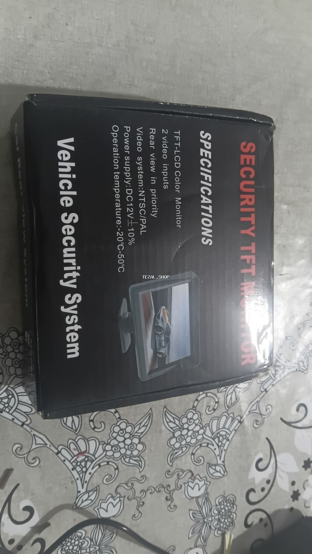 Avtomobil üçün arxa görüntü sistemi – TFT-LCD rəngli monitor və arxa