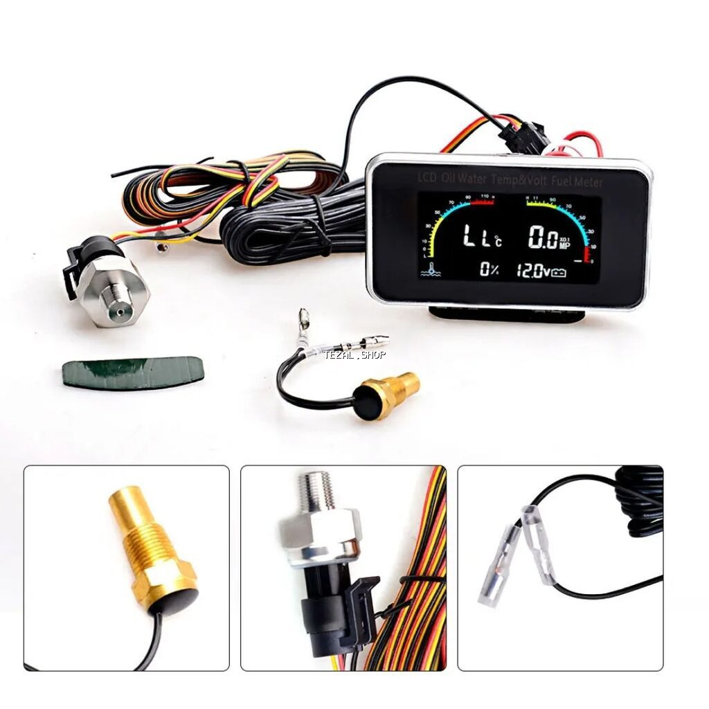 Universal elektron göstərici 12v su. yağ. dinamanı göstərir