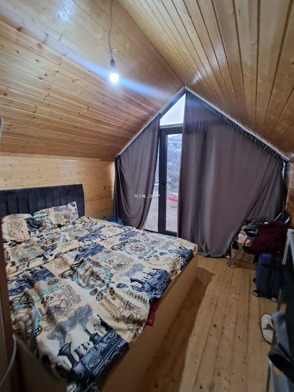 Daşınan A‑frame tipli mini ev 055-230-87-18 Ölçü: 4 m uzunluq, 3 m en - şəkil 5