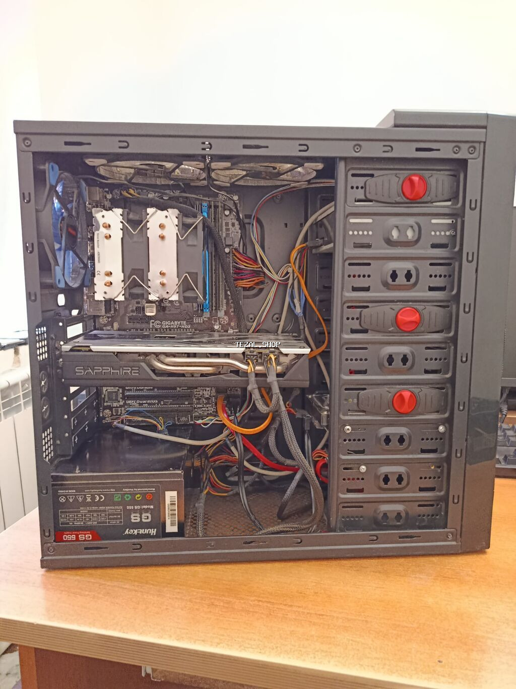 CPU: i5-4590S VideoKart: Sapphire Radeon RX570 NITRO+ 8GB. RAM: DDR3 - şəkil 4