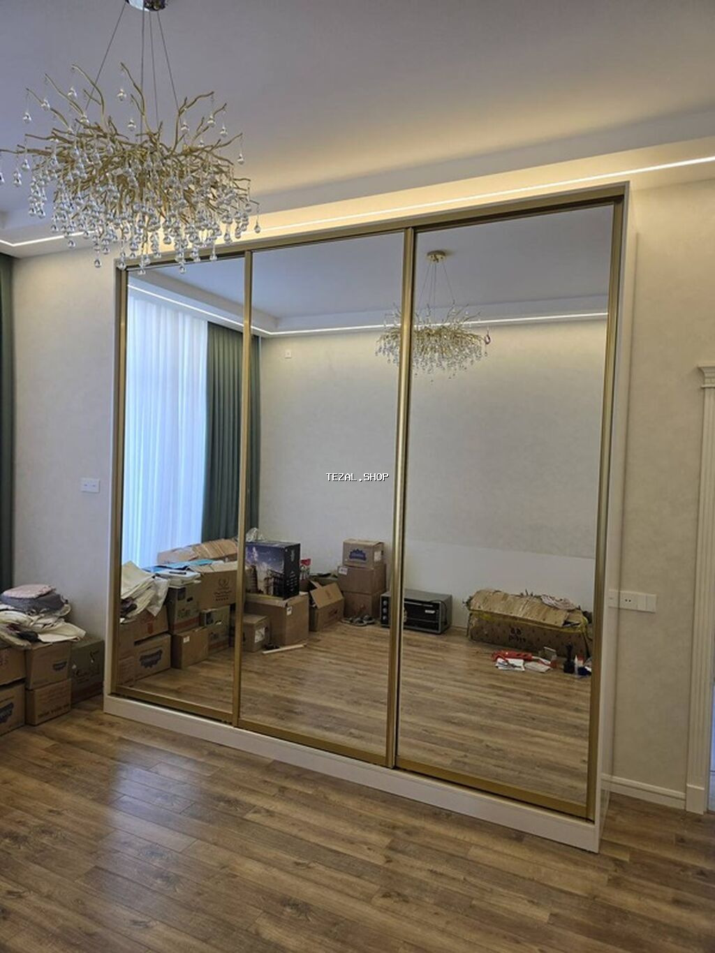 Düz dolab, Yataq otağı üçün, Qarderob, Kupe, Korpuslu, 2 qapılı