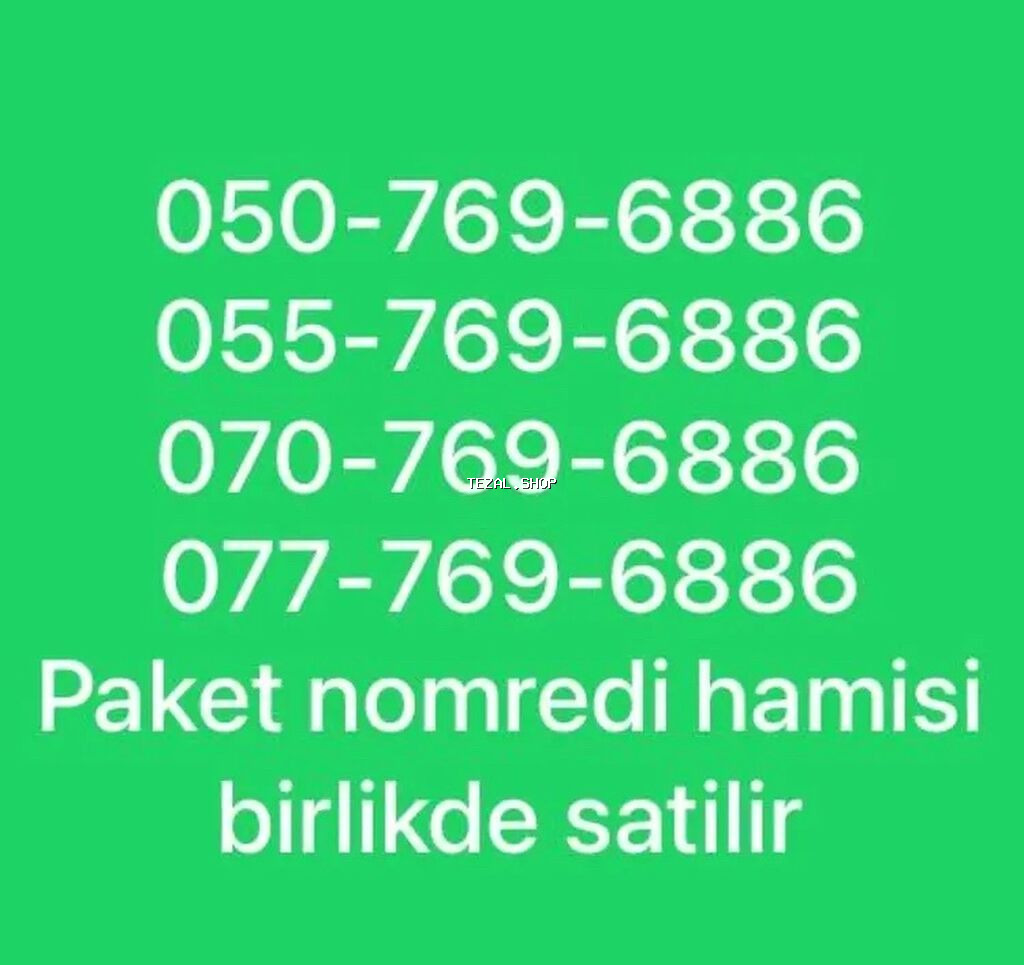 Nömrə: ( 055 ) ( 552038282 ), Yeni