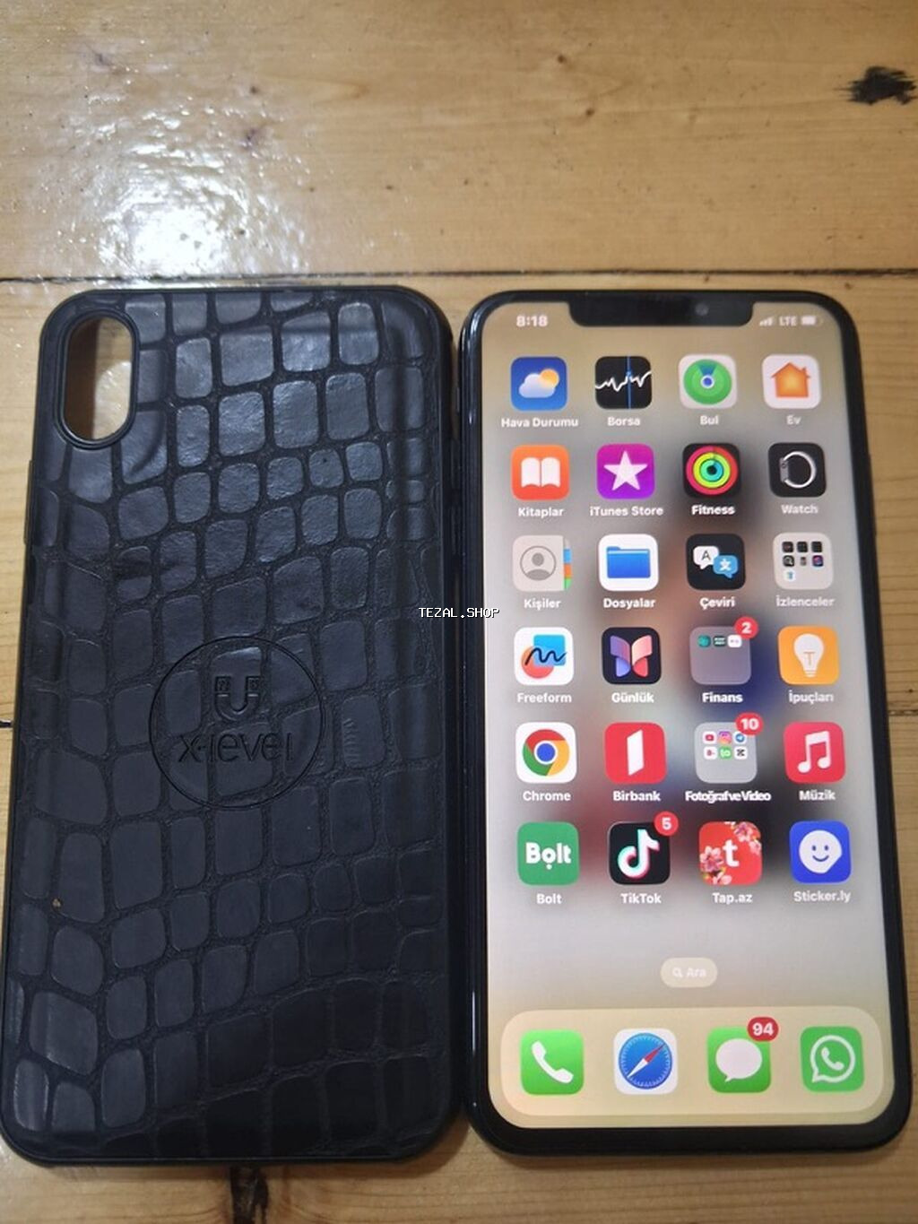 IPhone Xs Max, 64 GB, Qara, Face ID - şəkil 3