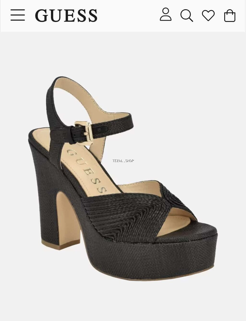 Guess, Ölçü: 37, rəng - Qara, Yeni