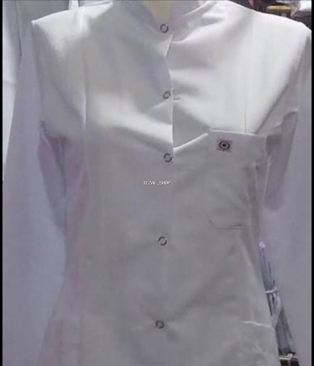 Tibbi geyim dəsti və xalat Məhsul təsviri: - Qadınlar üçün mavi - şəkil 2