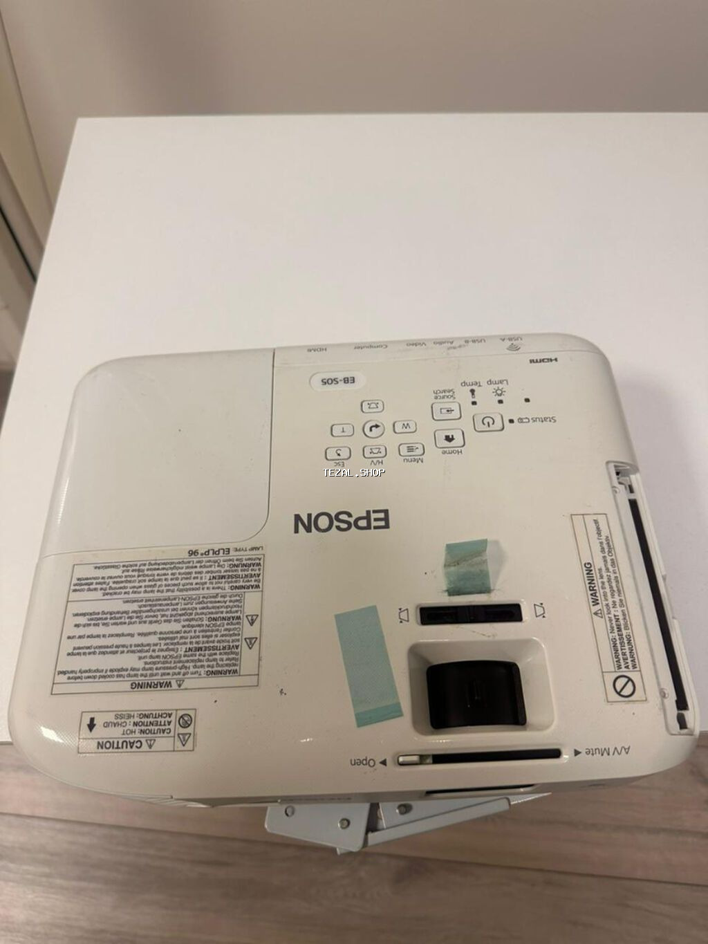 İşlənmiş Proyektor Epson, Ünvandan götürmə