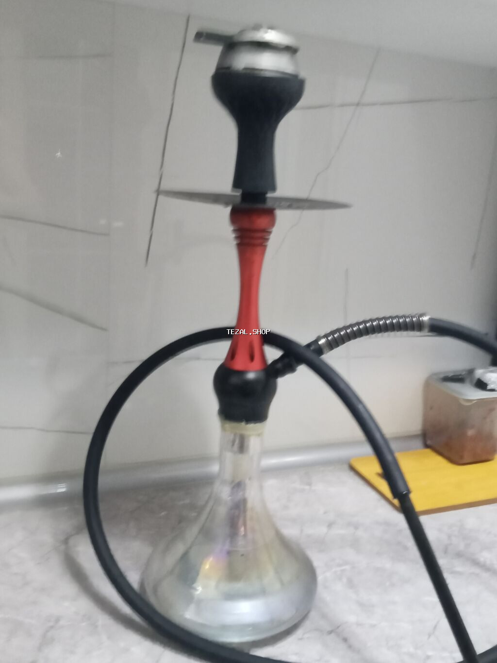 Alfa qelyan hec bir problemi yoxdu - Material: qalın şüşə kolba