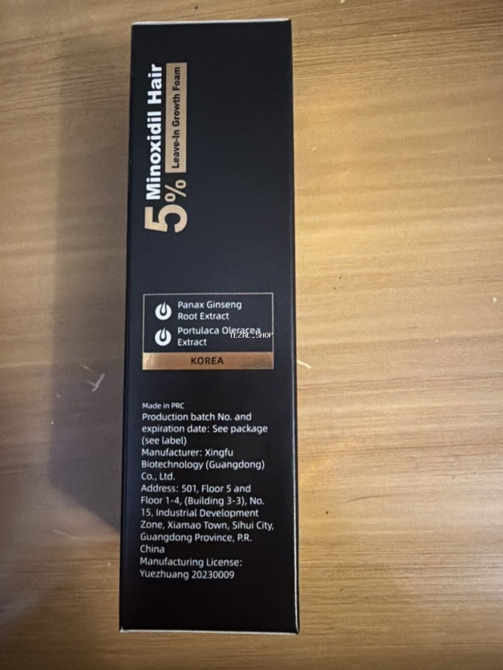 Kormesic 5% Minoxidil With Biotin – Leave-In Growth Foam, 60 ml -