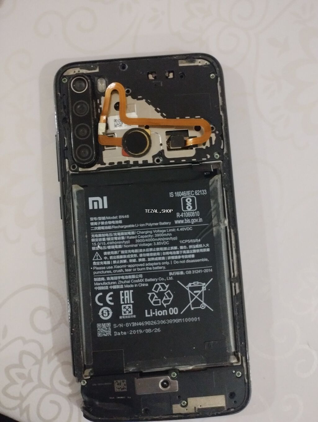 Xiaomi Redmi Note 8 – orijinal komplekt qutu ilə - Model: Xiaomi - şəkil 3