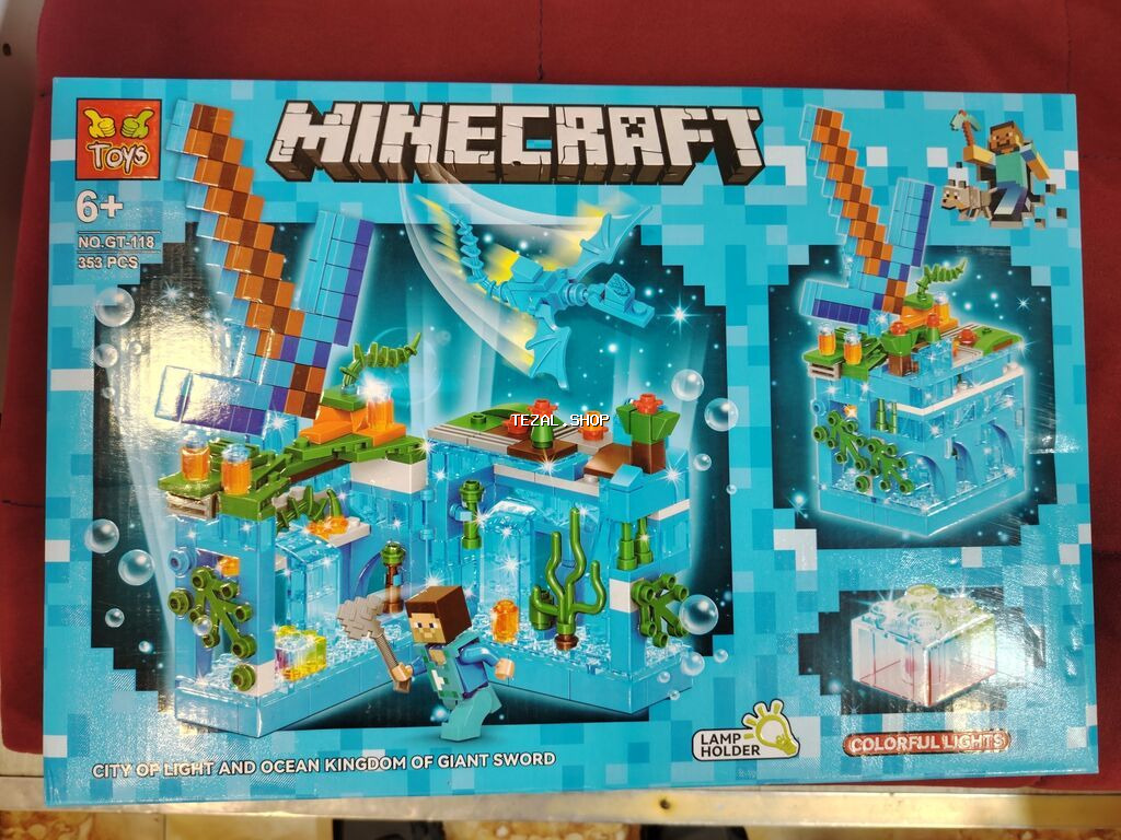 Uşaqlar üçün 353 hissədən ibarət Leqo-kanstruktor Manacraft.Digər