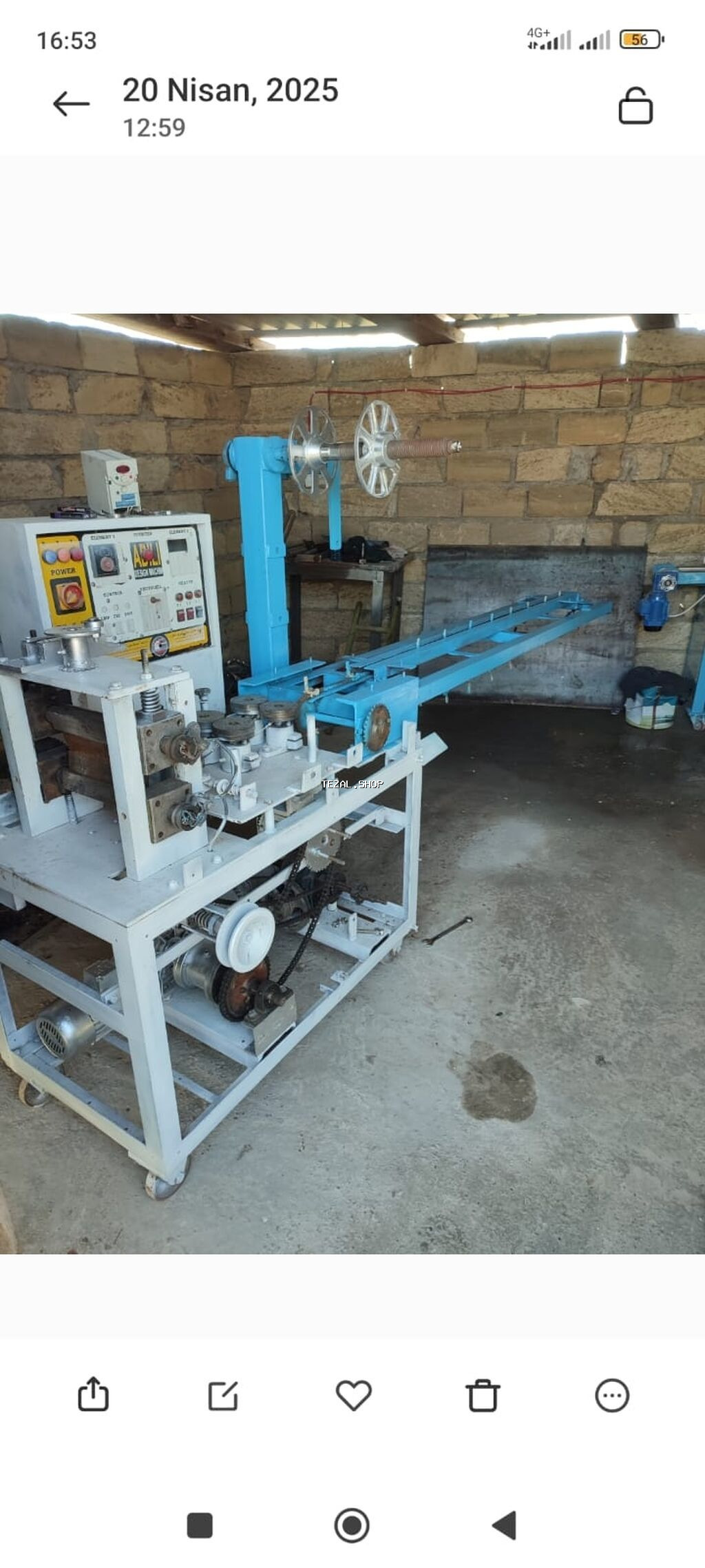 Məhsul: Çubuq/rulet tipli qida və ya sənaye məhsullarının avtomatik