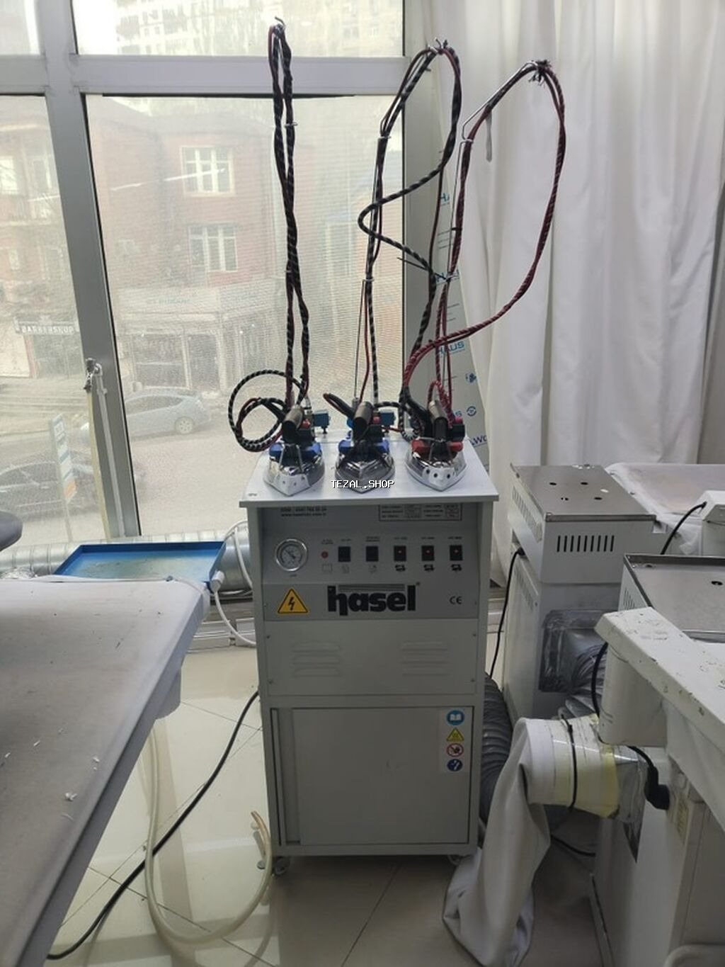 Sənaye buxar generatoru və ütüləmə stansiyası – Hasel Məhsul təsviri