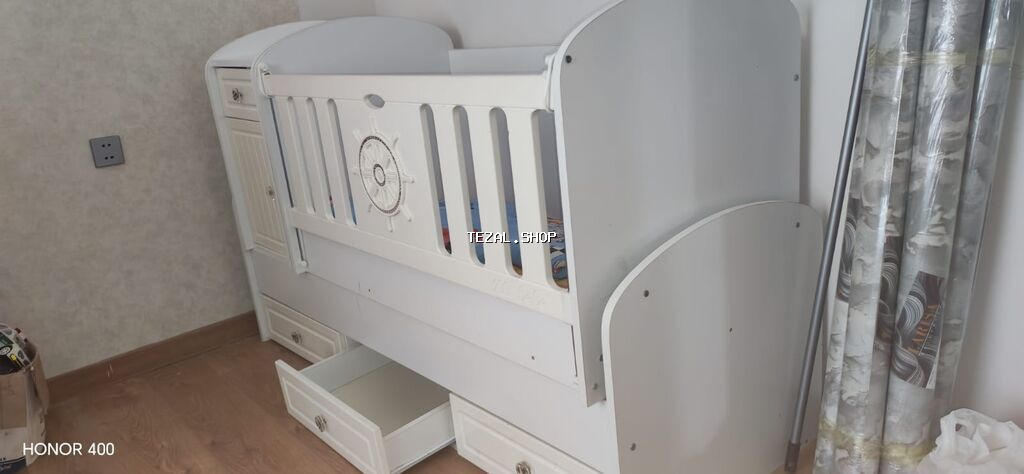 Oğlan və qız üçün, İşlənmiş, Dördbucaq, Beşik, Matrassız, Yellənmə mexanizm ilə