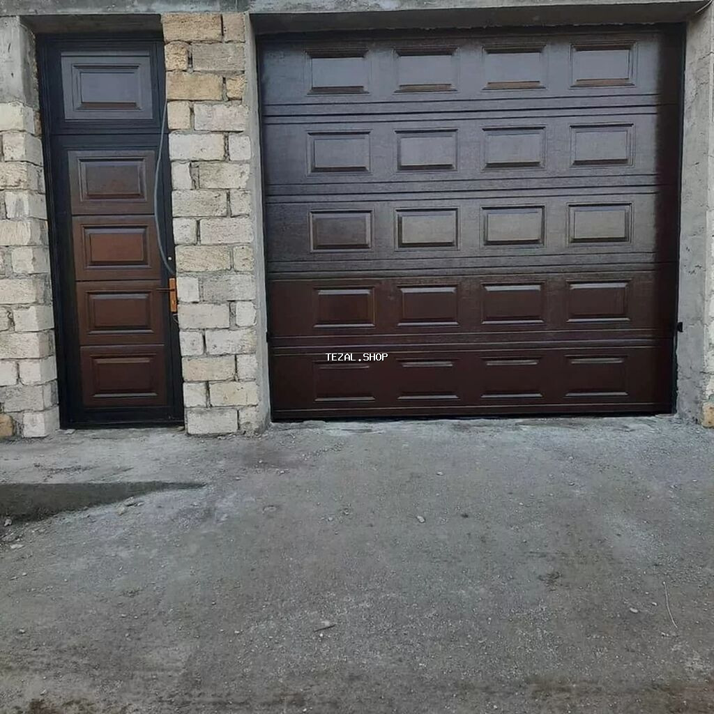 Qaraj darvazası, Seksional, Avtomatik, Qapı ilə, Kredit var, Pulsuz quraşdırma, Pulsuz çatdırılma