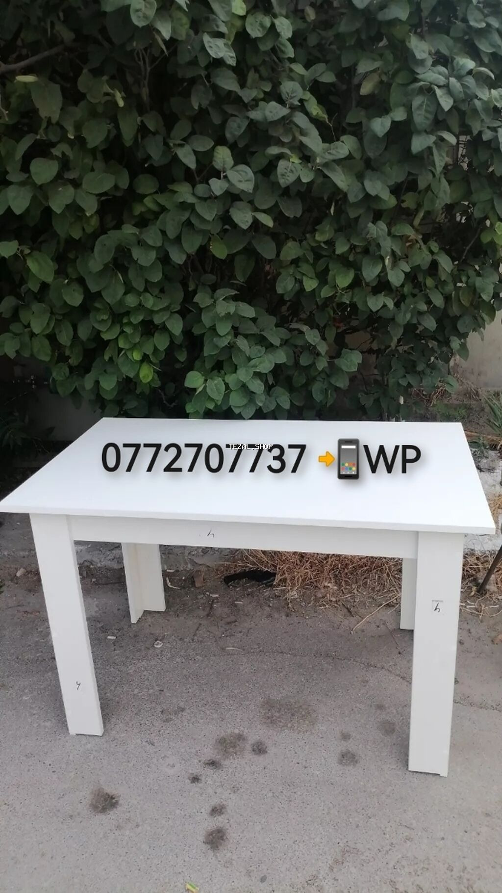 Mətbəx masası, Yeni, Açılmayan, Laminat, Kvadrat masa