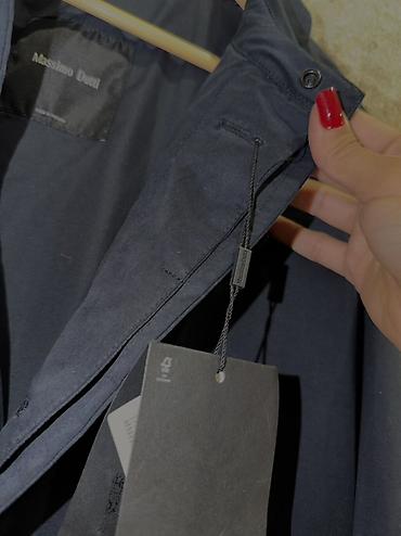 Palto, Massimo Dutti, XL, rəng - Göy - şəkil 5