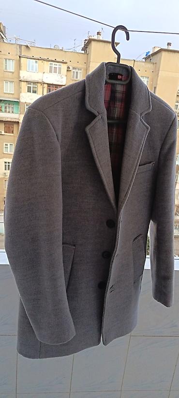 Kişi palto/kaban – boz rəng Palto. Isimle alqrli almisdim ele olduki - şəkil 2