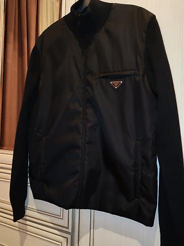 PRADA Hybrid Bomber Jacket Italya brendi Prada. Vetrovka. ölcüsü 50 - şəkil 4