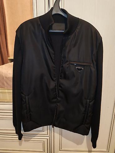 PRADA Hybrid Bomber Jacket Italya brendi Prada. Vetrovka. ölcüsü 50 - şəkil 5